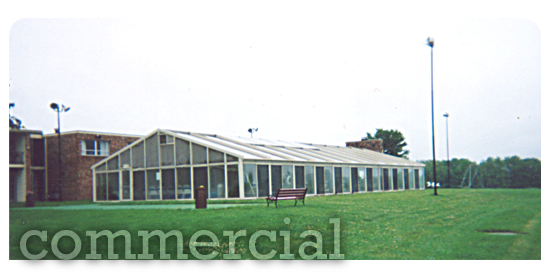 Commercial Glass Pool Enclosure