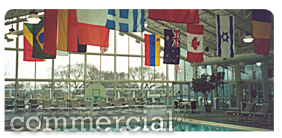 Commercial Pool Enclosure for a Natatorium