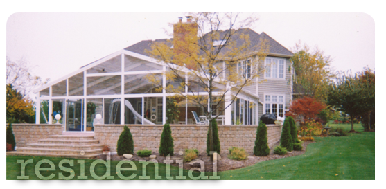 Custom Pool Enclosure with Slide