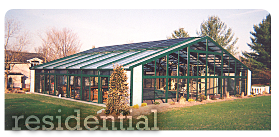 Pool Enclosure System in Green