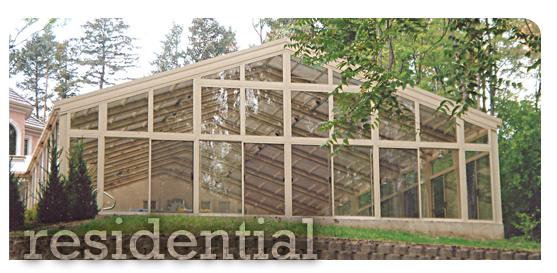 Back View of Residential Swimming Pool Enclosure