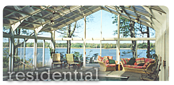 Inside View of Glass Patio Enclosures